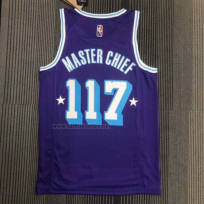 Camiseta Los Angeles Lakers x X-BOX Master Chief #117 Violeta